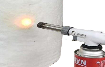 multilaag solderende mat 290*200mm brandwondbarrière geschikt voor een brede waaier van toepassingen aluminium-silicium vezel