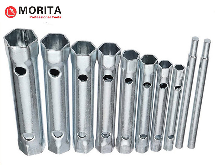 Monobloc moersleutel plaatste 622mm zink-geplateerd staal 6/7mm, 8/9mm, 10/11mm, 12/13mm, 14/15mm, 16/17, 18/19mm, 20/22mm