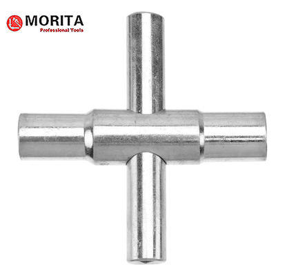 Sanitair gereedschap 4 Way Sillcock Sleutel 4 Schakel Groottes 1 / 4 9 / 32 5 / 16 11 / 32 1 Pack roestvrij staal