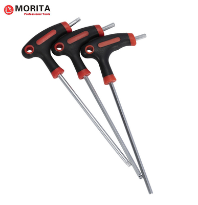 Schroevendraaier en stopcontact set T Handle Allen Sleutel CR-V Steel Slotted Phillips Pozi And Torx Extra Long Design Sterk Torsion