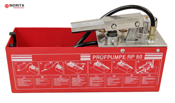 kopen Handhydraulische testpomp 5Mpa 12L loodgieterswerktuigen Messing & Staal & Al legering Drukwaterpijp En Testlekken online manufacture