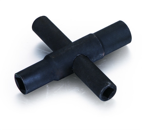 Sanitair gereedschap 4 Way Sillcock Sleutel 4 Schakel Groottes 1 / 4 9 / 32 5 / 16 11 / 32 1 Pack roestvrij staal