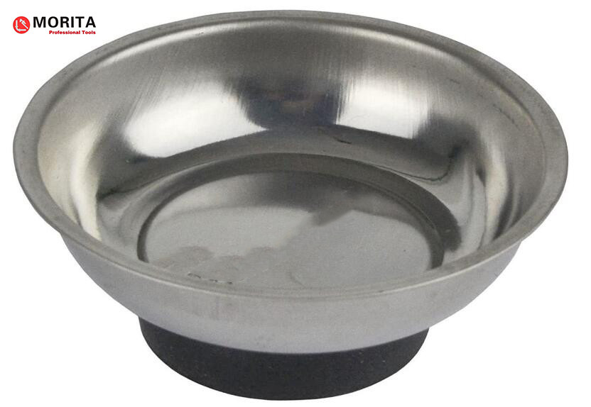 Sanitair gereedschap Ronde Magnetische Bowl Roestvrij staal 150mm Diameter Houder Bolten, moeren, schroeven en onderdelen