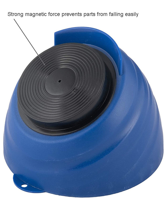 Sanitair gereedschap ABS Magnetische schaal ABS Materiaal 109*78mm Houder Bolten, moeren, schroeven en onderdelen