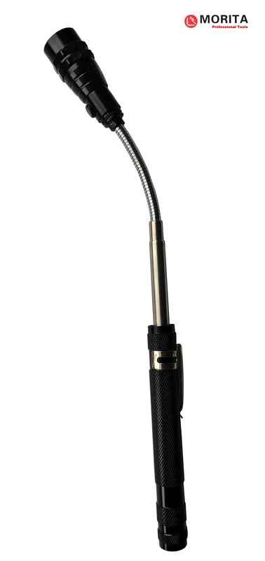 Sanitair gereedschap Telescopisch Magnetische zaklamp pickingMet 3 LED-lampen 360 graden verstelbare Magnet hoofd Lengte 550mm