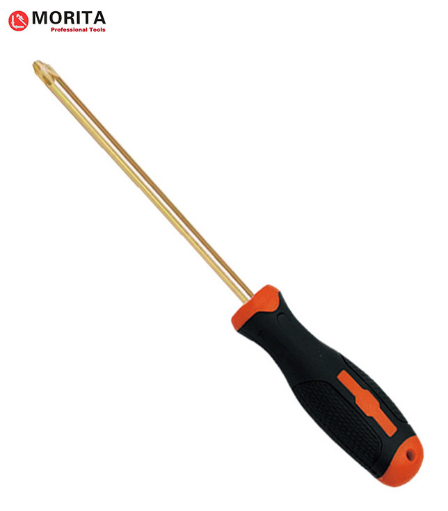 Schroevendraaier zonder vonken Phillips, Pozi, Torx Beryllium Bronze of Aluminium Bronze hardheid tot HRC30