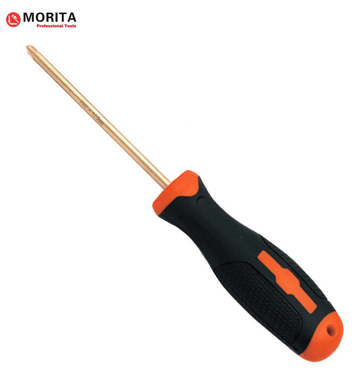Schroevendraaier zonder vonken Phillips, Pozi, Torx Beryllium Bronze of Aluminium Bronze hardheid tot HRC30