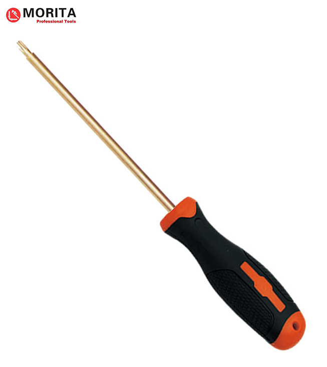 Schroevendraaier zonder vonken Phillips, Pozi, Torx Beryllium Bronze of Aluminium Bronze hardheid tot HRC30