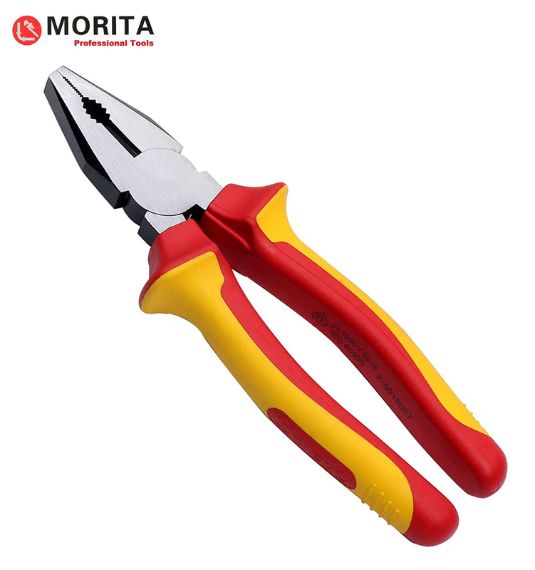 Geïsoleerde handgereedschappen Chroom vanadium staal Lineman tangen VDE 6 &quot; 7 &quot; 8 &quot;