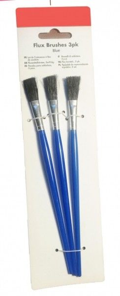 Fluxborstel Plastic Handle loodgieterswerktuigen Set Borstel Plastic Lengte 195mm Het aanbrengen van flux of lijm op de gewrichten en draden